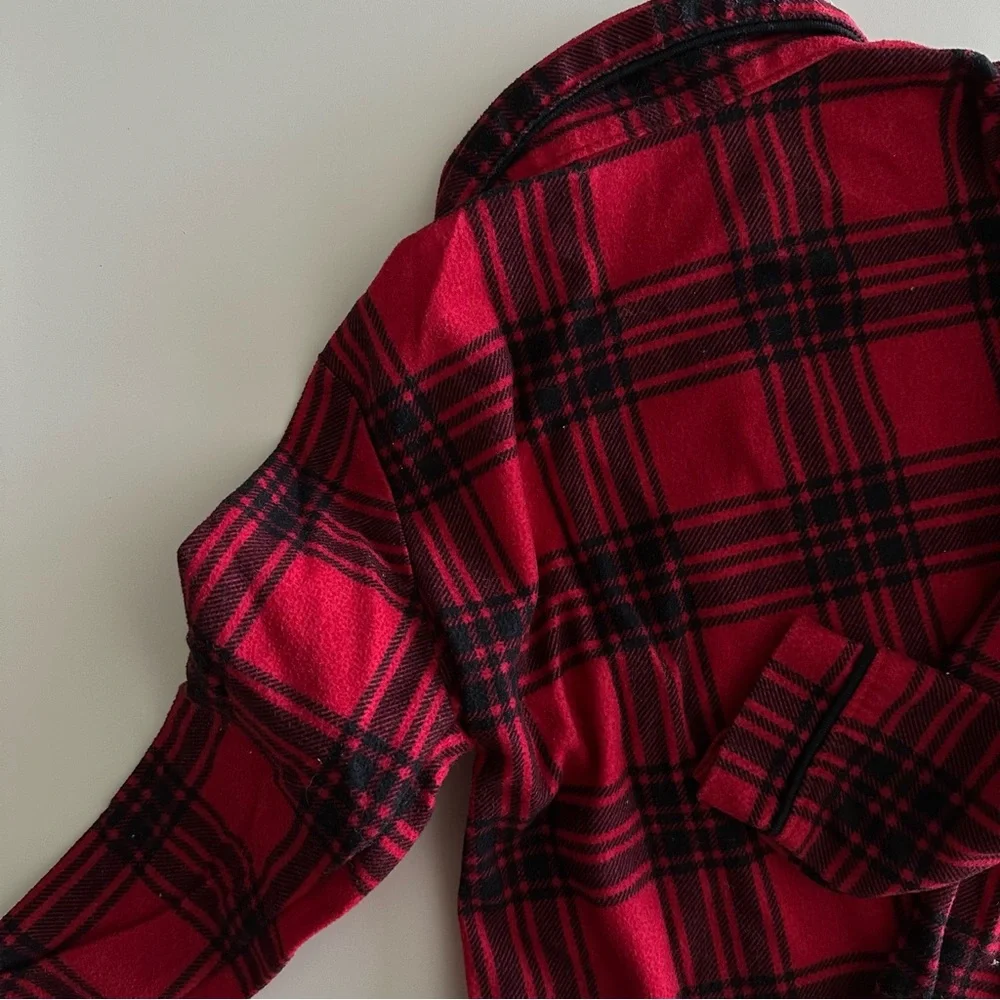 Toddler Plaid Button Down Pajama Set - Picture 4 of 6
